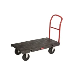 Outlet 24 in. x 48 in. x 7 in. 2000 lbs. Capacity Platform Truck - Black Utility Carts