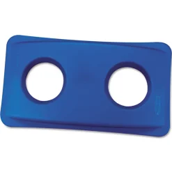 Sale 20.38 in. x 11.38 in. x 2.75 in. Lid for Slim Jim Bottle Recycling Container - Blue Trash & Waste Bins