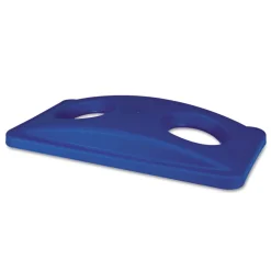 Sale 20.38 in. x 11.38 in. x 2.75 in. Lid for Slim Jim Bottle Recycling Container - Blue Trash & Waste Bins