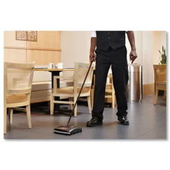 Best 44 in. Handle Brushless Mechanical Sweeper - Black/Yellow Cleaning & Janitorial Supplies