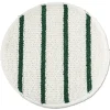 Hot 19 in. Diameter Low Profile Scrub-Strip Carpet Bonnet - White/Green Cleaning & Janitorial Supplies