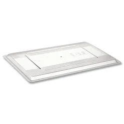 Sale 26 in. x 18 in. Food/Tote Box Lids - Clear Cleaning & Janitorial Supplies