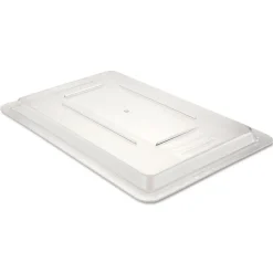 Discount 12 in. x 18 in. Food/Tote Box Lids - Clear Cleaning & Janitorial Supplies