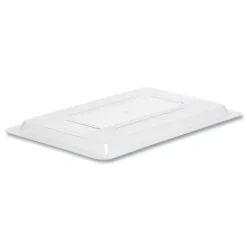 Discount 12 in. x 18 in. Food/Tote Box Lids - Clear Cleaning & Janitorial Supplies