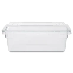 Discount 12 in. x 18 in. Food/Tote Box Lids - Clear Cleaning & Janitorial Supplies