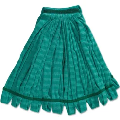Online 5 in. Green Headband Microfiber Tube Mop - Medium Green (6/Carton) Cleaning & Janitorial Supplies