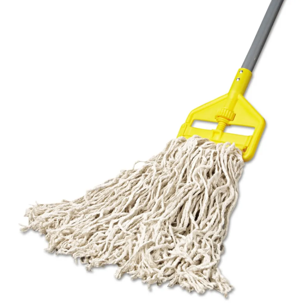 Best 20 oz. 1 in. Band Economy Cut-End Cotton Wet Mop Head - White (12/Carton) Cleaning & Janitorial Supplies