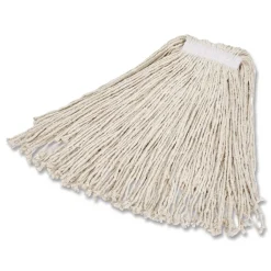 Best 24 oz. 1 in. Band Economy Cut-End Cotton Wet Mop Head - White (12/Carton) Cleaning & Janitorial Supplies