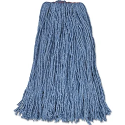 Online 24 oz. 1 in. Band Cotton/Synthetic Cut-End Blend Mop Head - Blue (12/Carton) Cleaning & Janitorial Supplies