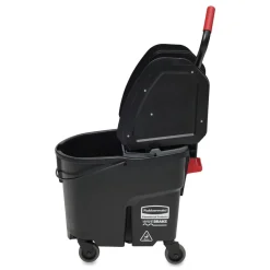 Outlet 35 qt. WaveBrake 2.0 Down-Press Plastic Bucket/Wringer Combos - Black Cleaning & Janitorial Supplies