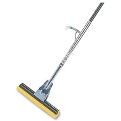 Sale Bronze Handle Steel Roller Sponge Mop with 12 in. Yellow Sponge Cleaning & Janitorial Supplies