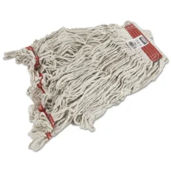 Outlet Cotton/Synthetic Swinger Loop Wet Mop Heads - Large, White (6/Carton) Cleaning & Janitorial Supplies