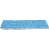 Discount Economy 18 in. Microfiber Wet Mopping Pads - Blue (12/Carton) Cleaning & Janitorial Supplies