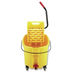 Discount FG618688YEL 44 qt. WaveBrake 2.0 Side-Press Plastic Bucket/Wringer Combos - Yellow Cleaning & Janitorial Supplies