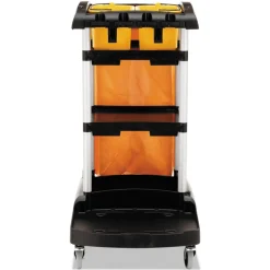 High Capacity Cleaning Cart - Black Cleaning & Janitorial Supplies