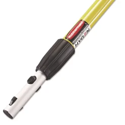 Clearance 48 in. - 72 in. HYGEN Quick-Connect Extension Handle - Yellow/Black Cleaning & Janitorial Supplies