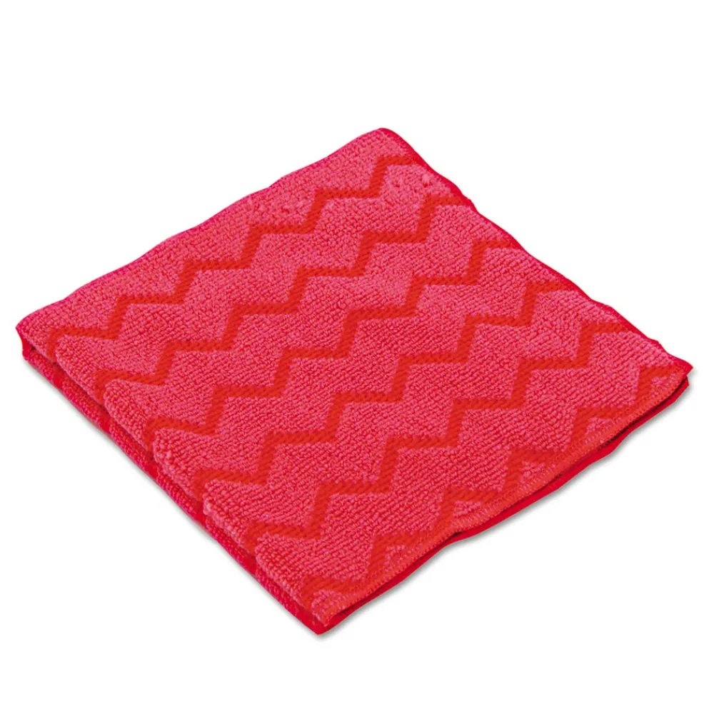 Online HYGEN Microfiber 16 in. x 16 in. Cleaning Cloths - Red (12/Carton) Cleaning & Janitorial Supplies