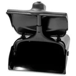 Sale Lobby Pro Plastic/Metal 12-1/2 in. Upright Dustpan with Cover - Black Cleaning & Janitorial Supplies