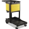 New Locking Cabinet For Cleaning Carts - Yellow Cleaning & Janitorial Supplies