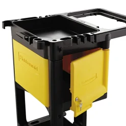 New Locking Cabinet For Cleaning Carts - Yellow Cleaning & Janitorial Supplies
