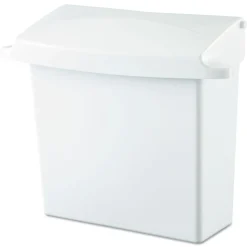 Sale Plastic Sanitary Napkin Receptacle with Rigid Liner - White Trash & Waste Bins