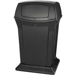 Ranger 45-Gallon Fire-Safe Structural Foam Container - Black Trash & Waste Bins