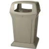 Ranger 45-Gallon Fire-Safe Structural Foam Open-Style Container - Beige Trash & Waste Bins