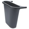 Sale Rectangular Saddle Basket Recycling Bin - Black Trash & Waste Bins