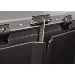 Online Slim Jim 13-Gallon Front Step Style Stainless Steel Step-On Container - Black Trash & Waste Bins