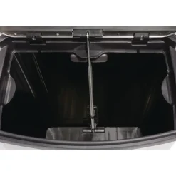 Online Slim Jim 13-Gallon Front Step Style Stainless Steel Step-On Container - Black Trash & Waste Bins