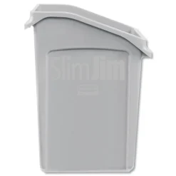 Sale Slim Jim 23 Gallon Polyethylene Under-Counter Container - Gray Trash & Waste Bins