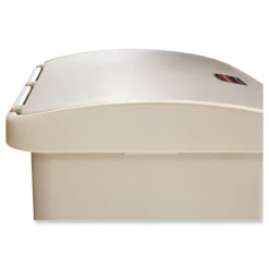 Discount Streamline 8-Gallon Resin Front Step Style Step-On Container - Beige Trash & Waste Bins