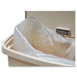 Online Streamline 13-Gallon Resin Front Step Style Step-On Container - Beige Trash & Waste Bins