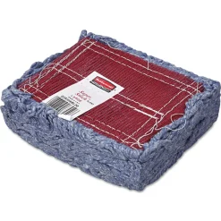 Hot Super Stitch Cotton/Synthetic Blend Mop Head - Large, Blue (6/Carton) Cleaning & Janitorial Supplies