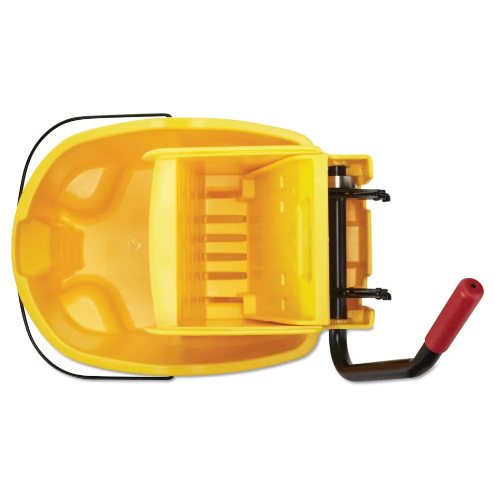 Online WaveBrake 2.0 26 qt. Side-Press Plastic Bucket/Wringer Combos - Yellow Cleaning & Janitorial Supplies
