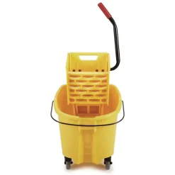 Online WaveBrake 2.0 26 qt. Side-Press Plastic Bucket/Wringer Combos - Yellow Cleaning & Janitorial Supplies