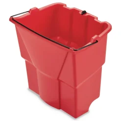 Outlet WaveBrake 2.0 18 Quart Plastic Dirty Water Bucket - Red Cleaning & Janitorial Supplies