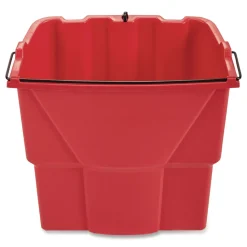 Outlet WaveBrake 2.0 18 Quart Plastic Dirty Water Bucket - Red Cleaning & Janitorial Supplies