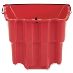 Outlet WaveBrake 2.0 18 Quart Plastic Dirty Water Bucket - Red Cleaning & Janitorial Supplies