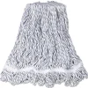 Outlet Web Foot Cotton/Synthetic Medium Finish Mop Head with 1 in. White Headband - White (6/Carton) Cleaning & Janitorial Supplies