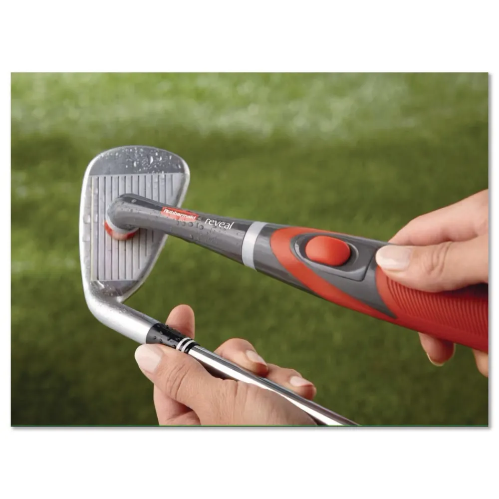 Multi-Purpose Cordless Battery Power Scrubber Red/White Nylon Bristles 12.68-in Brush 7-in Red/Black Handle Cleaning & Janitorial Supplies