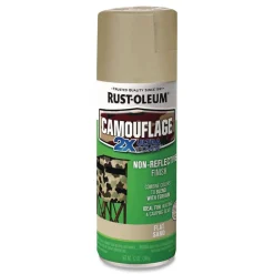 Sale 12 oz. Aerosol Can Camouflage Spray Paint - Flat Sand Arts & Crafts Supplies