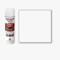 Outlet 17 oz. Aerosol Can Industrial Choice M1600 System Solvent-Based Precision Line Marking Paint - Flat White (12/Carton) Arts & Crafts Supplies