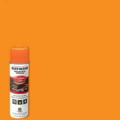 Hot 17 oz. Aerosol Can Industrial Choice Precision Line Marking Paint - Flat Fluorescent Orange (12/Carton) Arts & Crafts Supplies