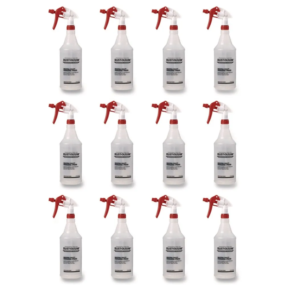 Outlet 32 oz Empty Trigger Sprayer - Clear (12/Carton) Cleaning & Janitorial Supplies