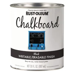 Online Chalkboard Paint, Matte Black, Quart Can, 4/Carton Arts & Crafts Supplies