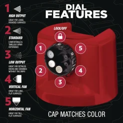 Discount Stops Rust 5-in-1 Spray Paint, Gloss Regal Red, 12 oz Aerosol Can, 6/Carton Arts & Crafts Supplies