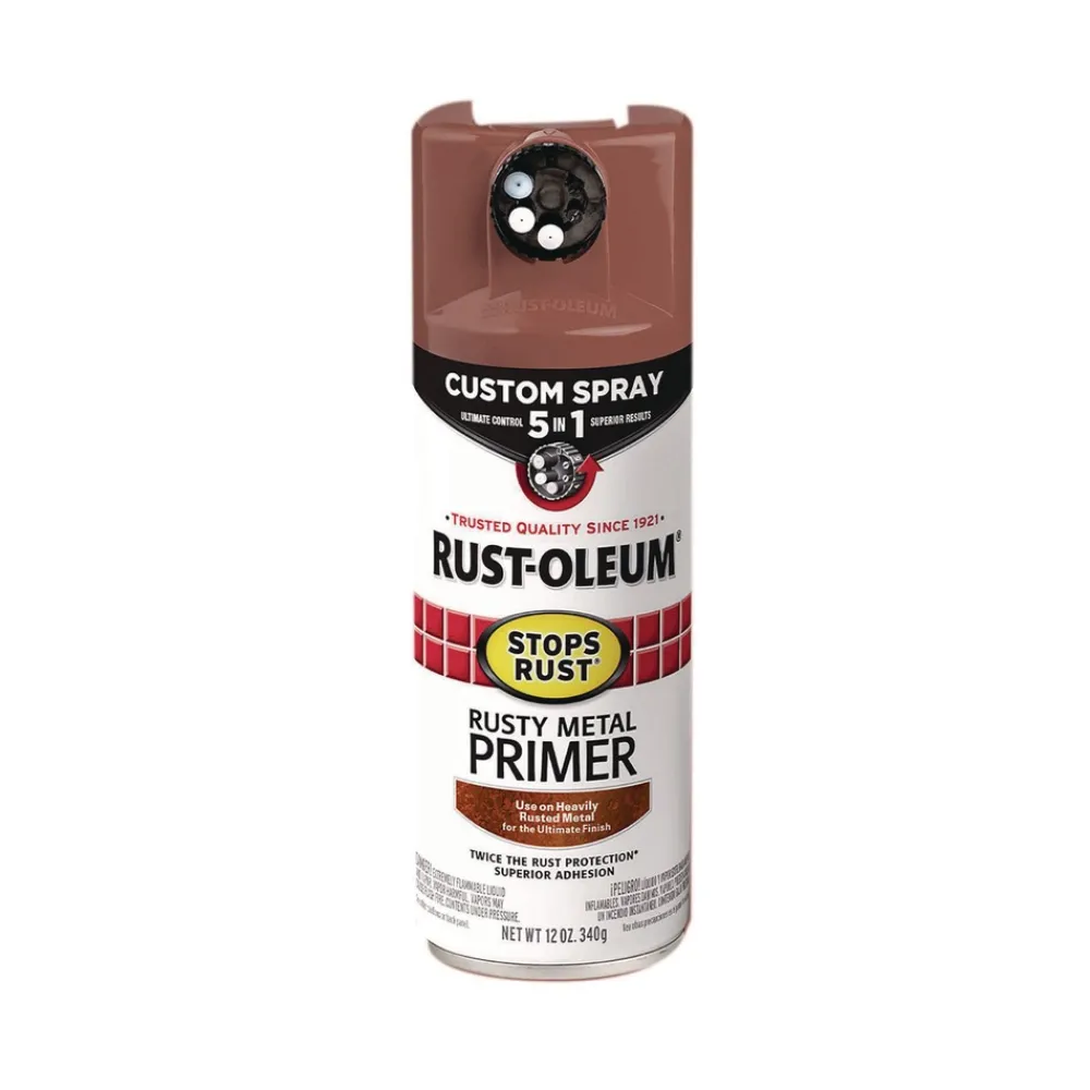 Best Stops Rust 5-in-1 Spray Paint, Rusty Metal, 12 oz Aerosol Can, 6/Carton Arts & Crafts Supplies