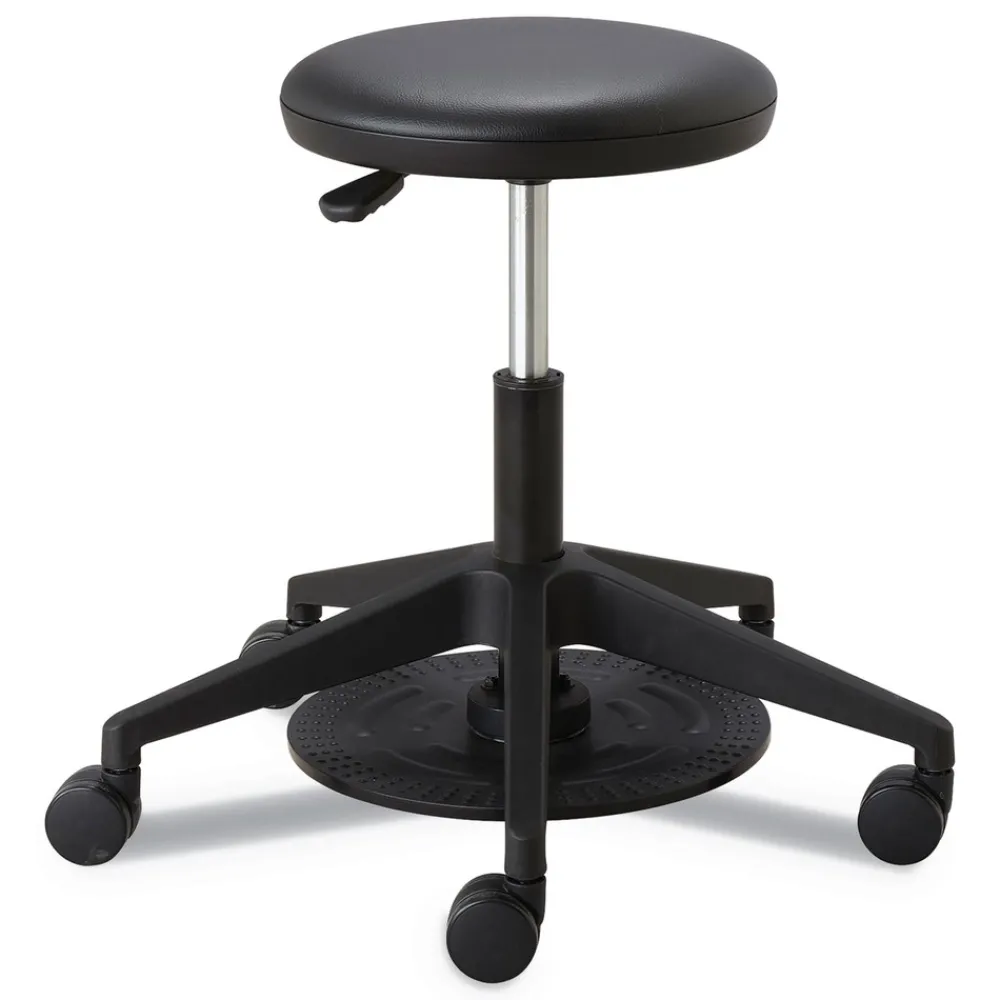 Online 19.25 in. - 24.25 in. Seat Height, Supports Up to 250 lbs., Lab Stool - Black Office Furniture & Lighting