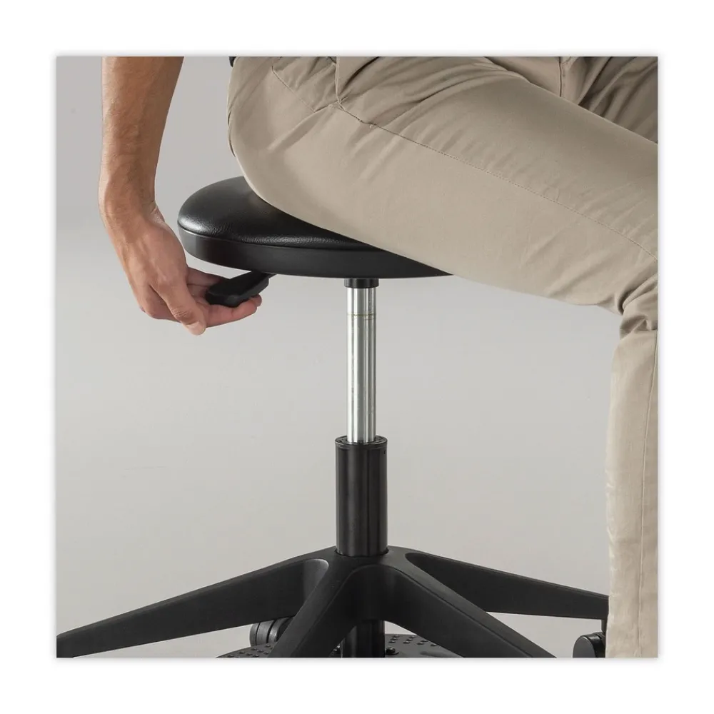 Online 19.25 in. - 24.25 in. Seat Height, Supports Up to 250 lbs., Lab Stool - Black Office Furniture & Lighting
